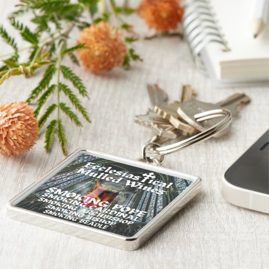 Heilige Moly, kerkelijke glühwein Sleutelhanger (Zijkant)