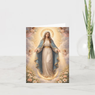 Heilige Mutter Gottes Göttliche Liebe & Schutz´11 Feestdagen Kaart