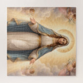 Heilige Mutter Gottes Göttliche Liebe & Schutz´11 Legpuzzel (Horizontaal)