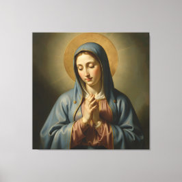 Heilige Mutter Gottes – Göttliche Liebe & Schutz´2 Canvas Afdruk