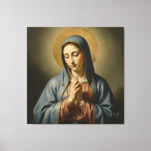 Heilige Mutter Gottes – Göttliche Liebe & Schutz´2 Canvas Afdruk (Voorkant)