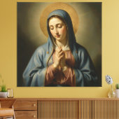 Heilige Mutter Gottes – Göttliche Liebe & Schutz´2 Canvas Afdruk (Insitu (Woonkamer))