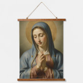 Heilige Mutter Gottes – Göttliche Liebe & Schutz´2 Hangend Wandkleed (Voorkant)