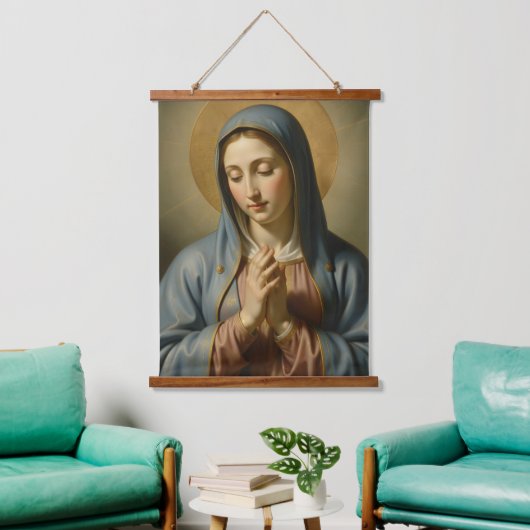 Heilige Mutter Gottes – Göttliche Liebe & Schutz´2 Hangend Wandkleed (Woonkamer)