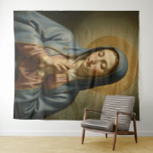 Heilige Mutter Gottes – Göttliche Liebe & Schutz´2 Wandkleed (In Situ (horizontaal))