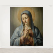 Heilige Mutter Gottes – Göttliche Liebe & Schutz´2 Wandkleed (Voorkant)