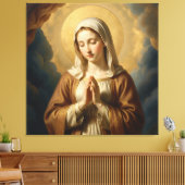 Heilige Mutter Gottes – Göttliche Liebe & Schutz´3 Canvas Afdruk (Insitu (Woonkamer))