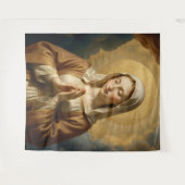 Heilige Mutter Gottes – Göttliche Liebe & Schutz´3 Wandkleed (Voorkant (horizontaal))