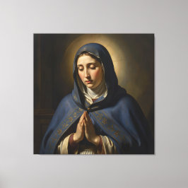 Heilige Mutter Gottes – Göttliche Liebe & Schutz´4 Canvas Afdruk