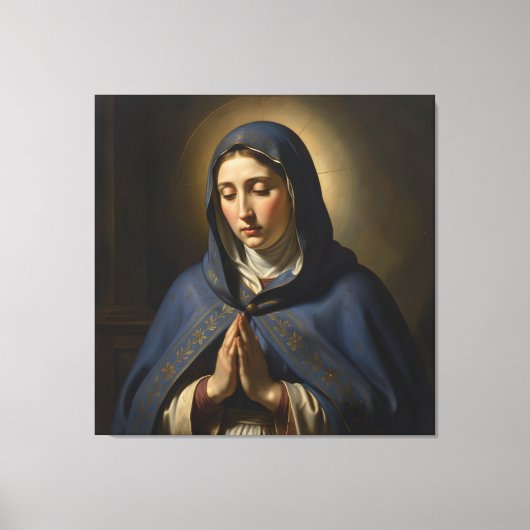 Heilige Mutter Gottes – Göttliche Liebe & Schutz´4 Canvas Afdruk (Voorkant)