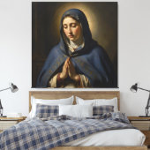 Heilige Mutter Gottes – Göttliche Liebe & Schutz´4 Canvas Afdruk (Insitu (Slaapkamer))