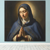Heilige Mutter Gottes – Göttliche Liebe & Schutz´4 Canvas Afdruk (Insitu (Houten vloer))