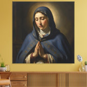 Heilige Mutter Gottes – Göttliche Liebe & Schutz´4 Canvas Afdruk (Insitu (Woonkamer))