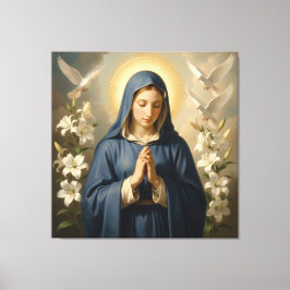 Heilige Mutter Gottes – Göttliche Liebe & Schutz´7 Canvas Afdruk