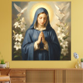 Heilige Mutter Gottes – Göttliche Liebe & Schutz´7 Canvas Afdruk (Insitu (Woonkamer))