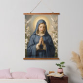 Heilige Mutter Gottes – Göttliche Liebe & Schutz´7 Hangend Wandkleed (Slaapkamer)