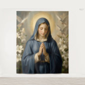 Heilige Mutter Gottes – Göttliche Liebe & Schutz´7 Wandkleed (Voorkant)