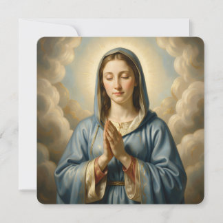 Heilige Mutter Gottes – Göttliche Liebe & Schutz Feestdagenkaart