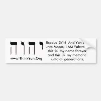 Heilige naam Bumber Sticker