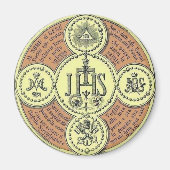 Heilige naam Emblem Magneet (Voorkant)