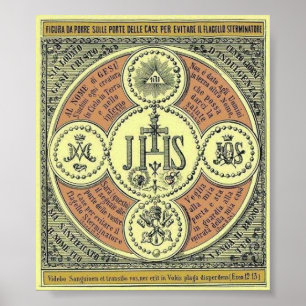 Heilige naam Emblem Poster