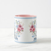 Heilige naam Mary Religious Virgin Moeder Floral Mok (Midden)