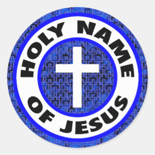 Heilige naam van Jezus Ronde Sticker