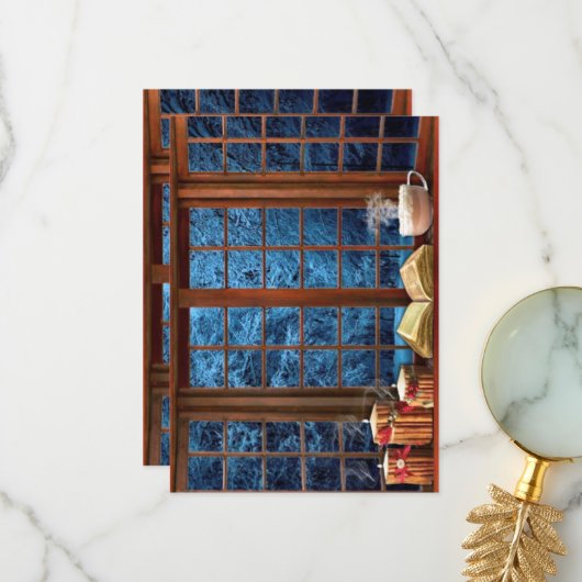 Heilige Nacht Bedankkaart (Voorkant / Achterkant in situ)