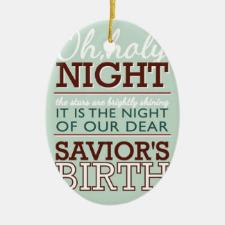Heilige nacht! keramisch ornament