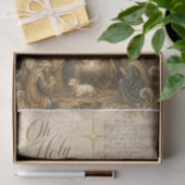 Heilige Nacht Kribbe Decoupage Papier (Geschenk)