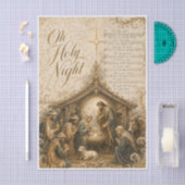Heilige Nacht Kribbe Decoupage Papier (Craft)