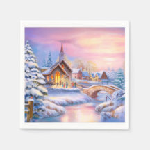 Heilige nacht, vakantie winter scene