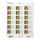 Heilige nativeschermadreslabel etiket (Full Sheet)
