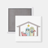 Heilige Nativiteit Magneet (Voorkant / Achterkant)