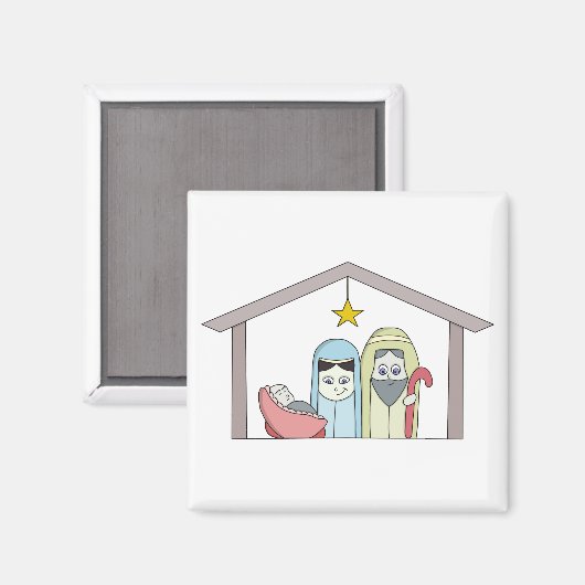 Heilige Nativiteit Magneet (Voorkant / Achterkant)