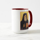 Heilige Nectarios van Aegina Orthodoxe Icoon Mok (Voorkant rechts)