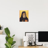 Heilige Nectarios van Aegina Orthodoxe Icoon Poster (Thuiskantoor)