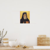 Heilige Nectarios van Aegina Orthodoxe Icoon Poster (Keuken)