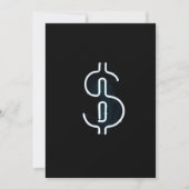 Heilige neondollar bedankkaart (Voorkant)