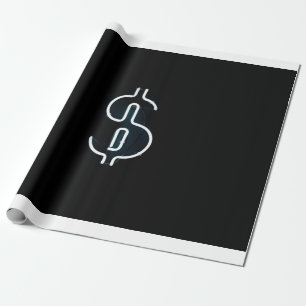 Heilige neondollar cadeaupapier