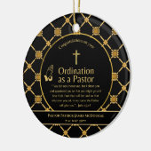 Heilige Nieuw Gewijde Pastor Bijbel Verse Custom Keramisch Ornament (Links)