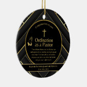 Heilige Nieuw Gewijde Pastor Bijbel Verse Custom Keramisch Ornament (Rechts)
