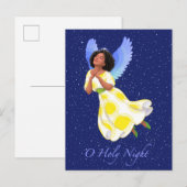 Heilige Night Angel. Briefkaart (Voorkant / Achterkant)