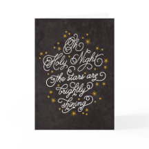 Heilige Night Elegant Script - Gepersonaliseerd ke