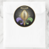 Heilige NOLA Trophy (p) Ronde Sticker (Tas)
