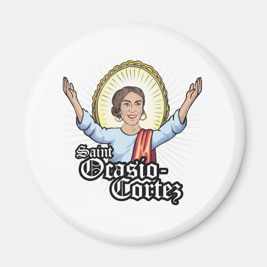 Heilige Ocasio-Cortez Magneet (Voorkant)