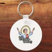 Heilige Ocasio-Cortez Sleutelhanger (Voorkant)