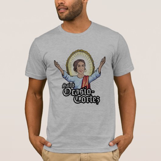 Heilige Ocasio-Cortez T-shirt (Voorkant)