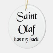 heilige Olaf Keramisch Ornament (Links)