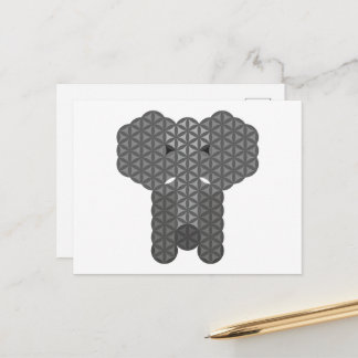 Heilige olifant - Olifant van het leven. Briefkaart